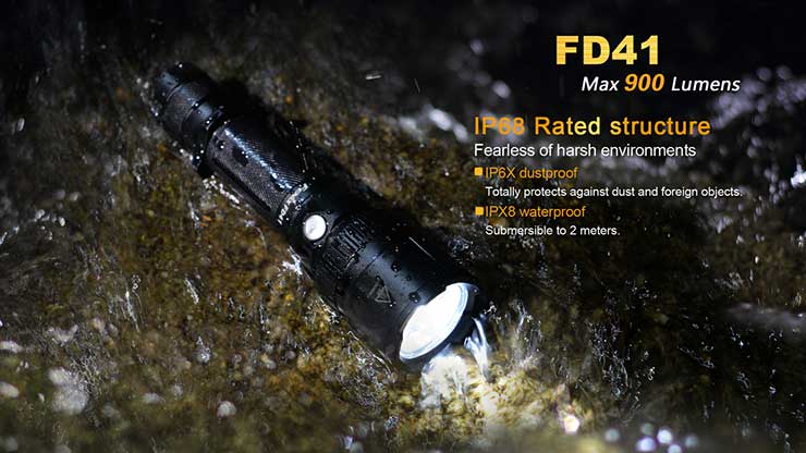 Fenix FD41 LED Flashlight IPX68