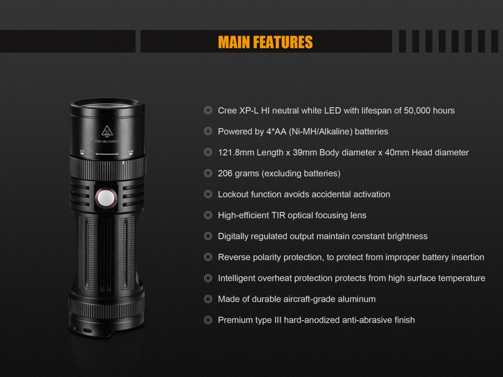 Fenix FD45 LED Flashlight