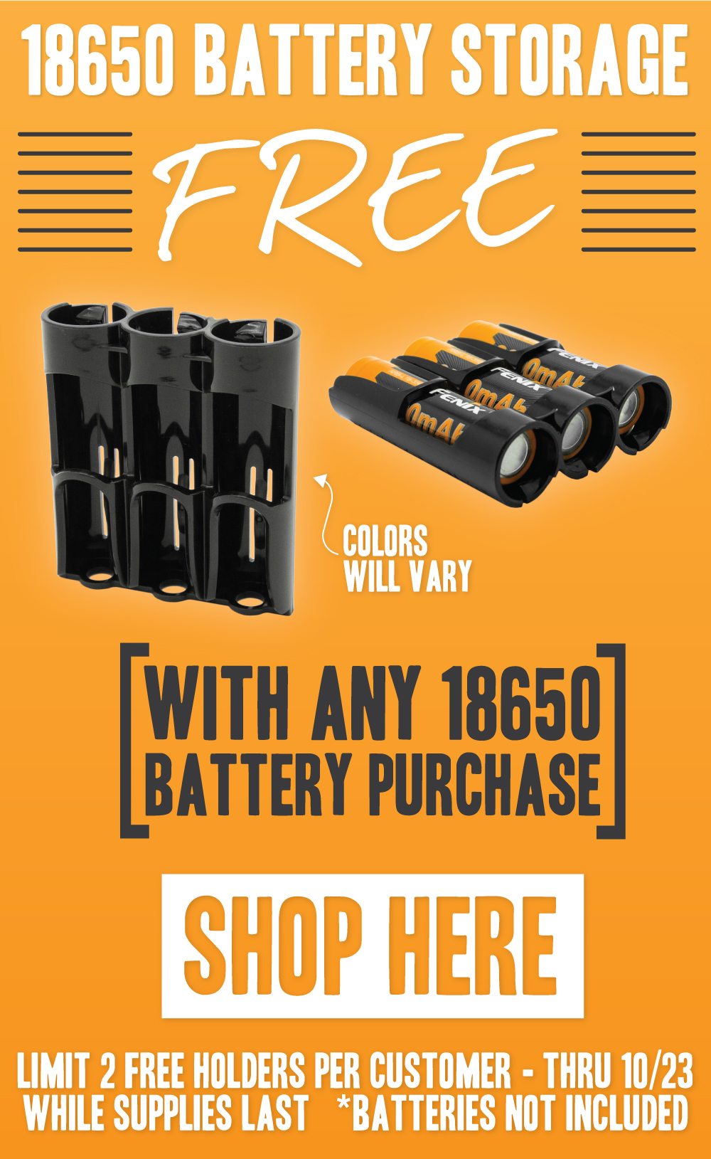 Fenix 18650 Batteries
