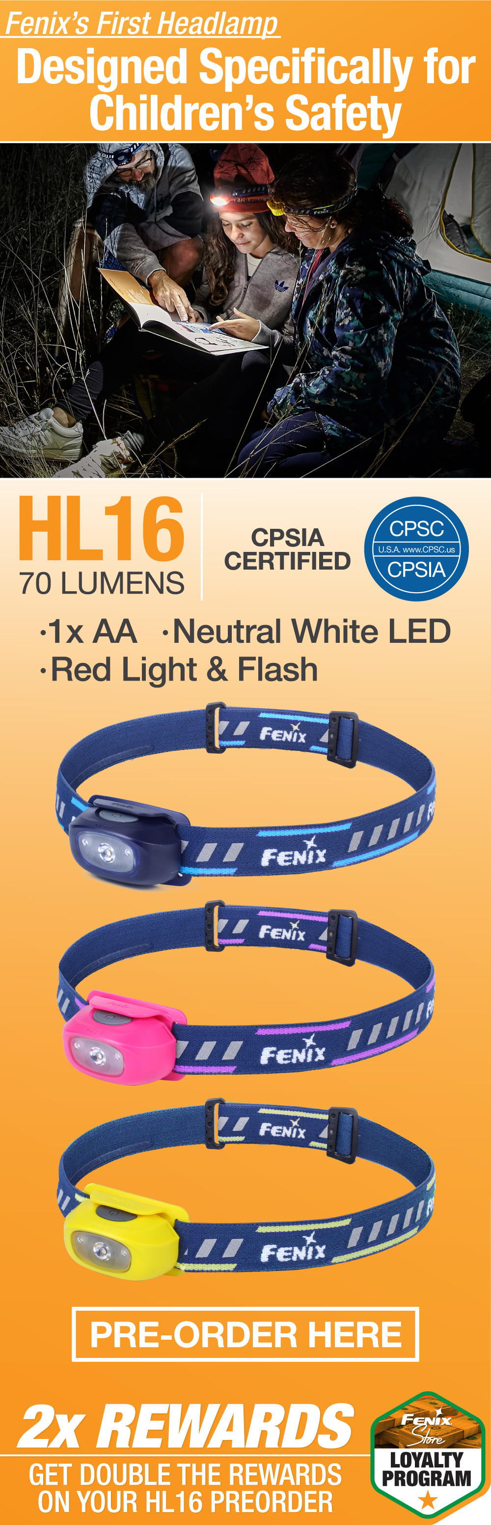 Fenix HL16 LED Headlamp