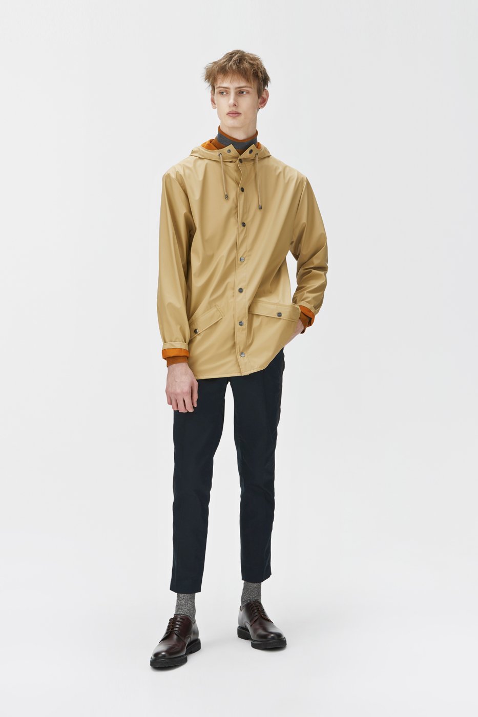 RAINS_Jacket_Tan-Front_1